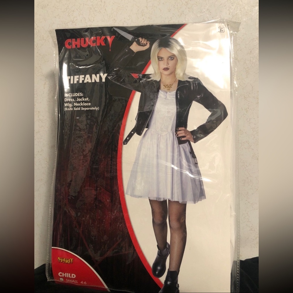 Chucky Tiffany Costume Size Small Kids